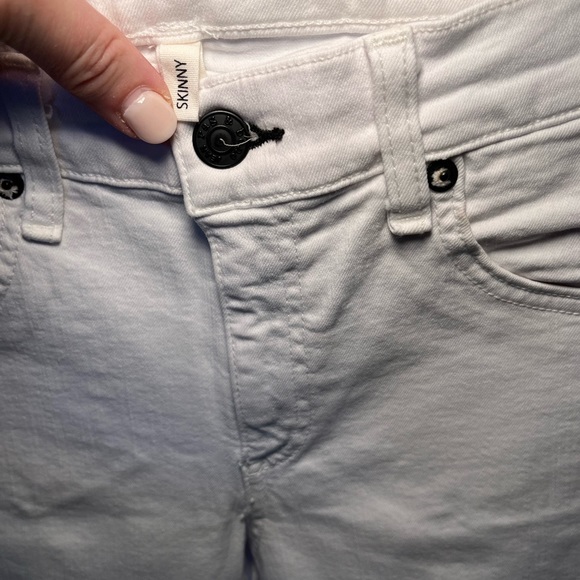 NWT🔥Rag&Bone Skinny Jeans in white size 28 - Picture 6 of 10